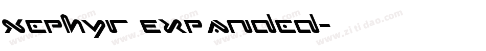 Xephyr Expanded字体转换